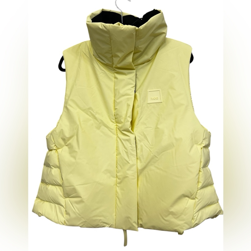 Rains Women's Yellow Puffer Vest